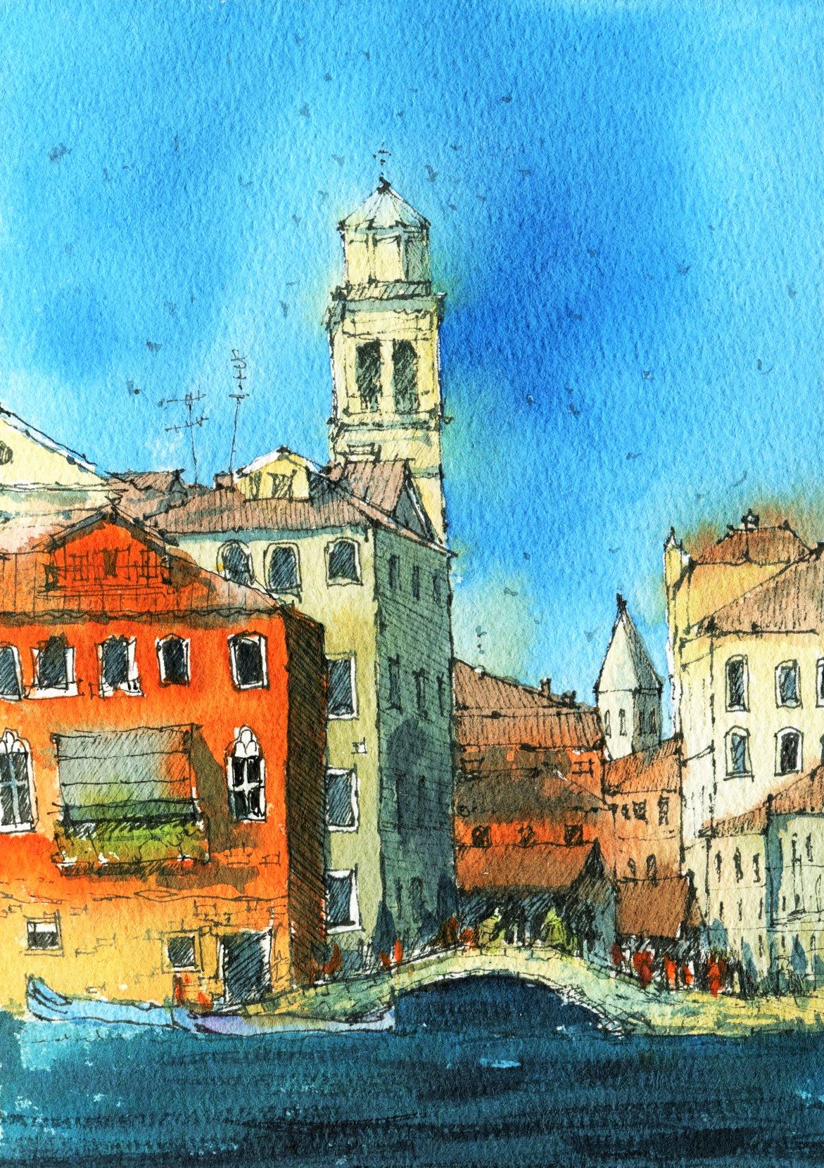 7 Important Tips for Line and Wash Paintings Watercolour Mentor