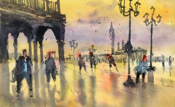 Draw and Paint Venice and Annecy