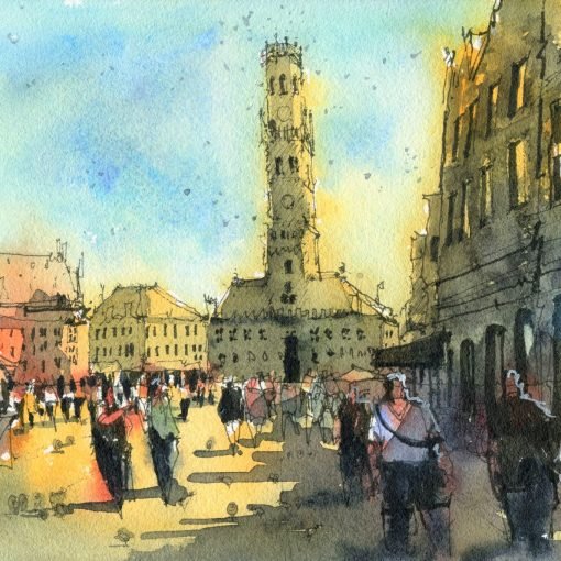 Belfry of Bruges Landscape